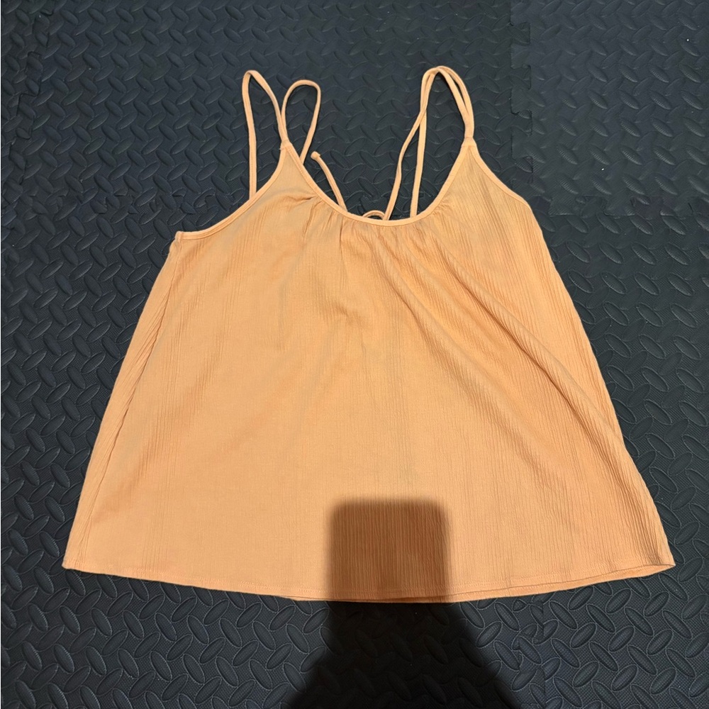 Old Navy Apricot Double Strap Tank Top